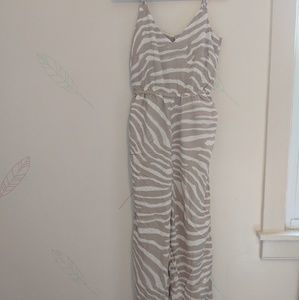 zebra jumpsuit h&m